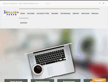 Tablet Screenshot of 1billionforex.com